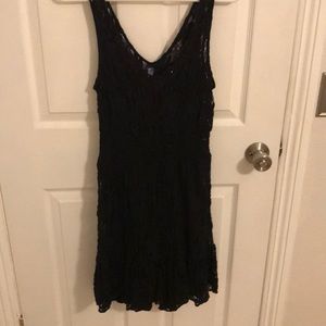 Lace black dress